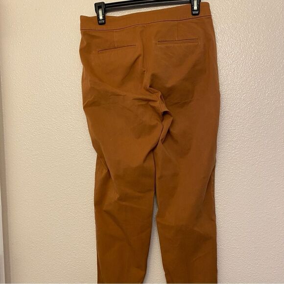 J Crew tan camel stretch dress Pants trousers office slacks BF401 cotton blend 2 - Picture 7 of 11